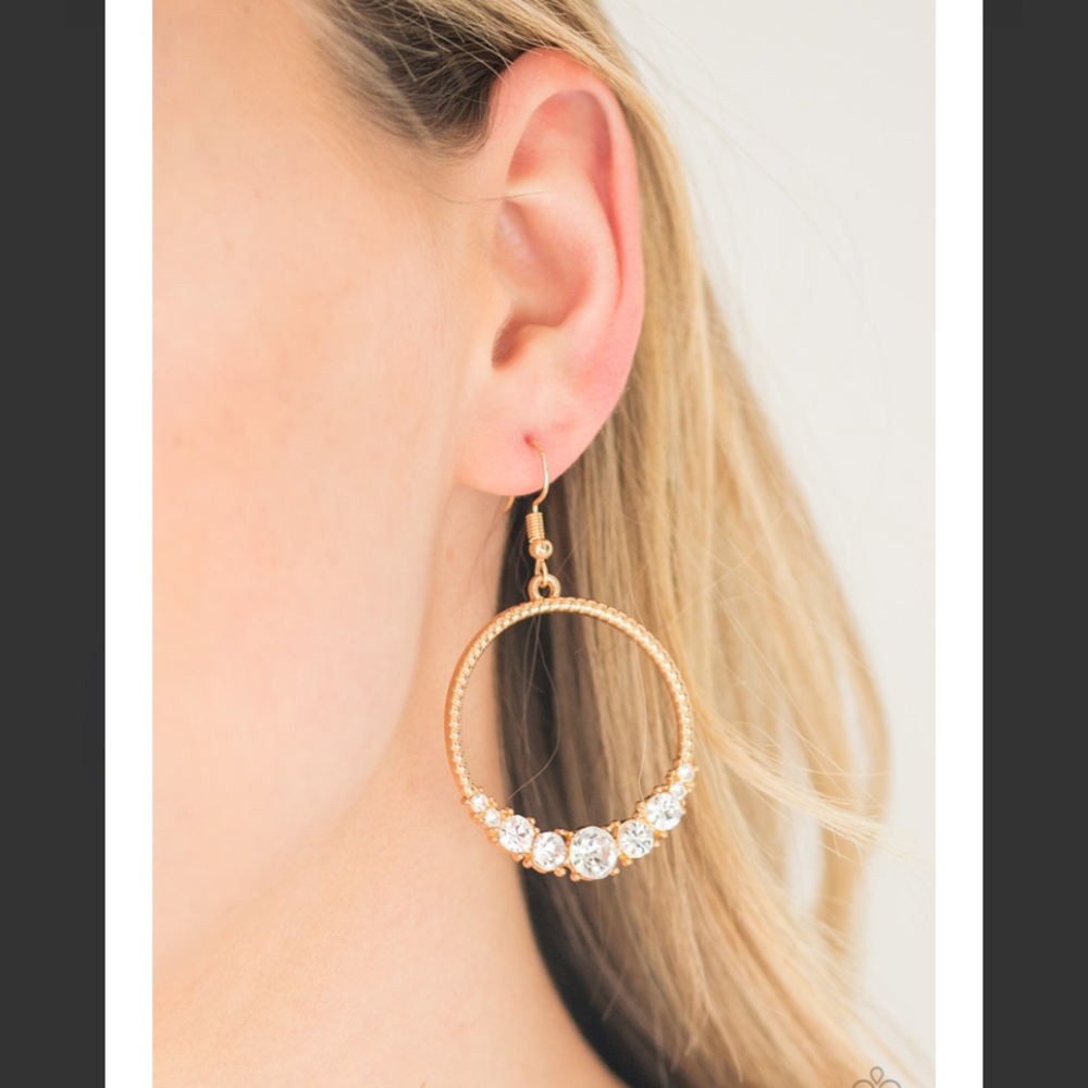 Diamond earrings - Picture 2 of 2